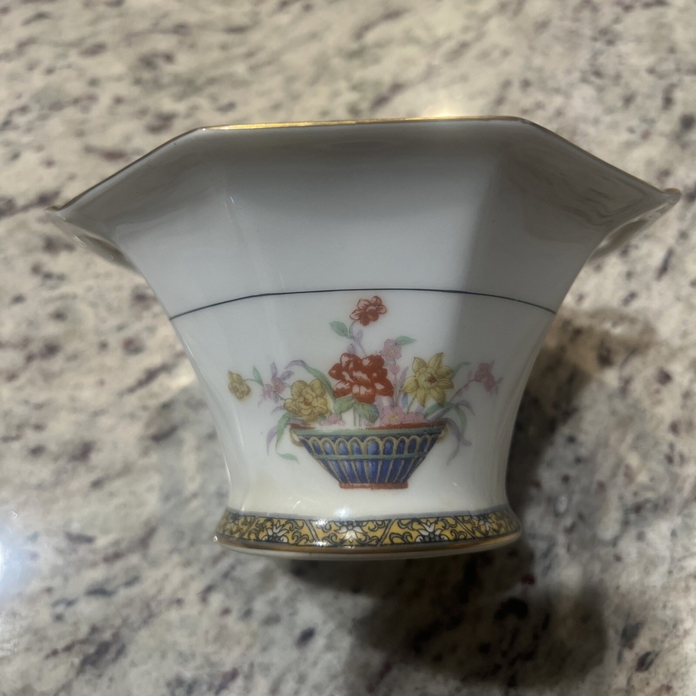 Haviland Limoges Coromandel Sugar Bowl Lid Coffee Tea Handle Covered Gold Floral - Picture 4 of 12